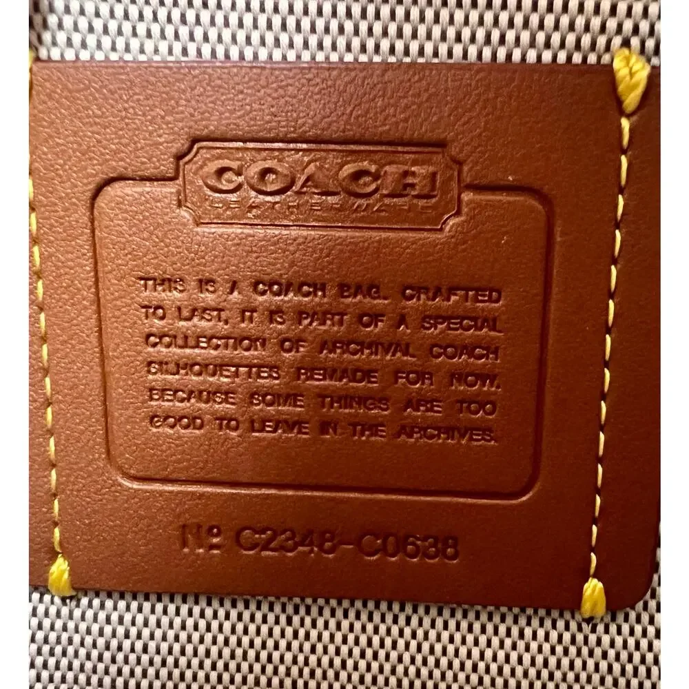 Coach black leather Swinger bag - Picture 4 of 6